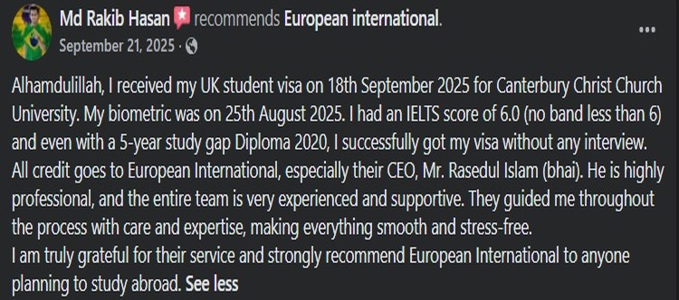 Student Review